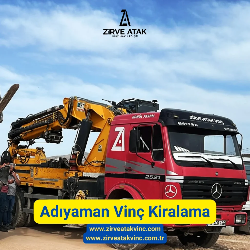 Adıyaman Vinç Kiralama