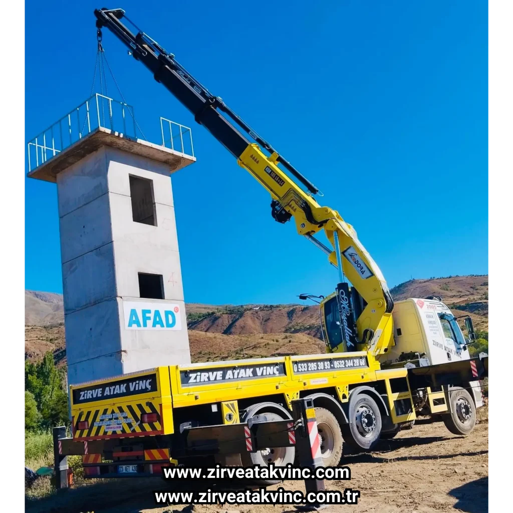 Elazığ 30 Tonluk Hiyap Vinç Kiralama