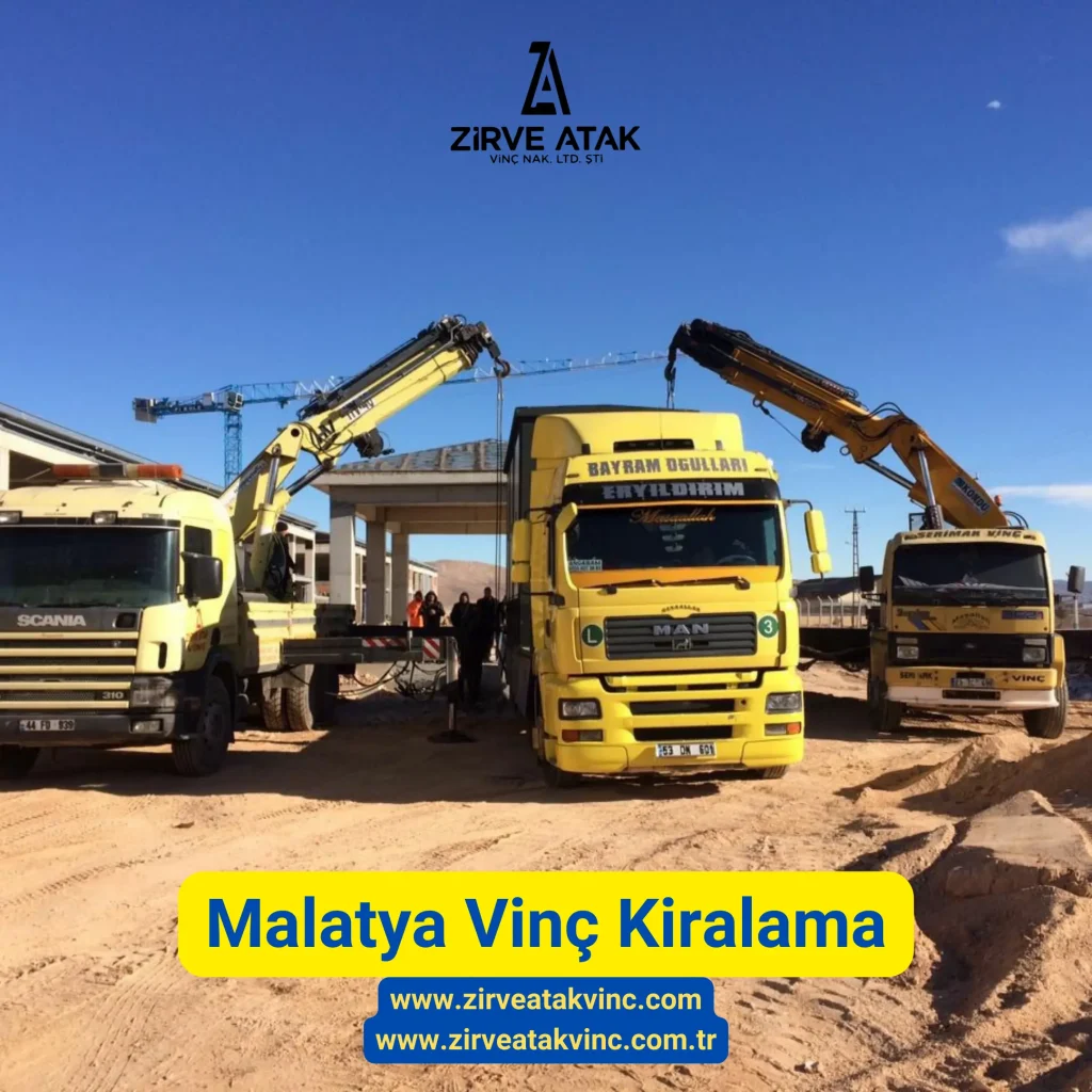 Malatya Vinç Kiralama